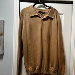 Men:Croft and Barrow Tan Sweater Size:LT